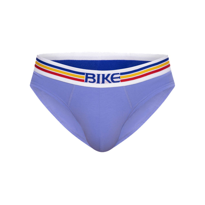 BIKE® Athletic Stretch Cotton Brief – Men’s High-Cut Performance Underwear (Purple)
