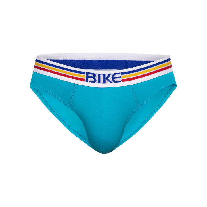 BIKE Athletic Stretch Cotton Brief – Men’s High-Cut Performance Underwear in Teal