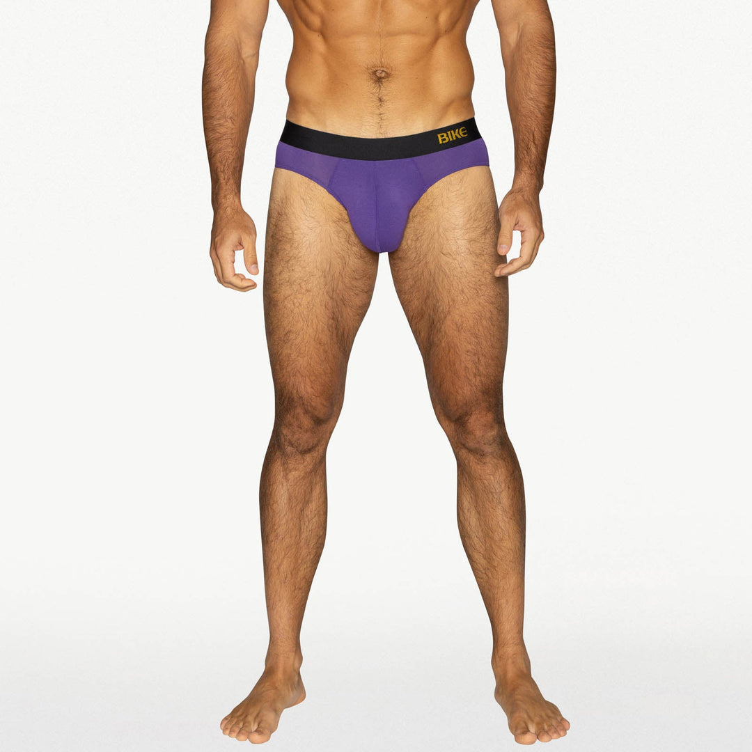 BIKE Athletic Active Brief – Ultra-Soft Modal Performance Men’s Briefs in Purple