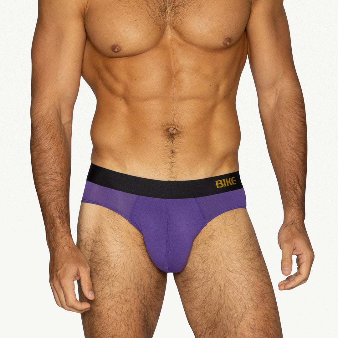 BIKE Athletic Active Brief – Ultra-Soft Modal Performance Men’s Briefs in Purple