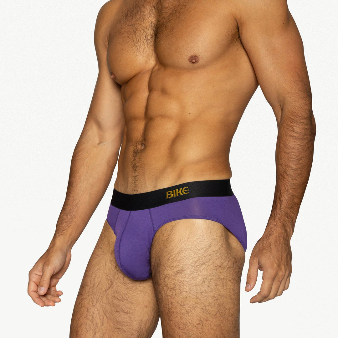 BIKE Athletic Active Brief – Ultra-Soft Modal Performance Men’s Briefs in Purple