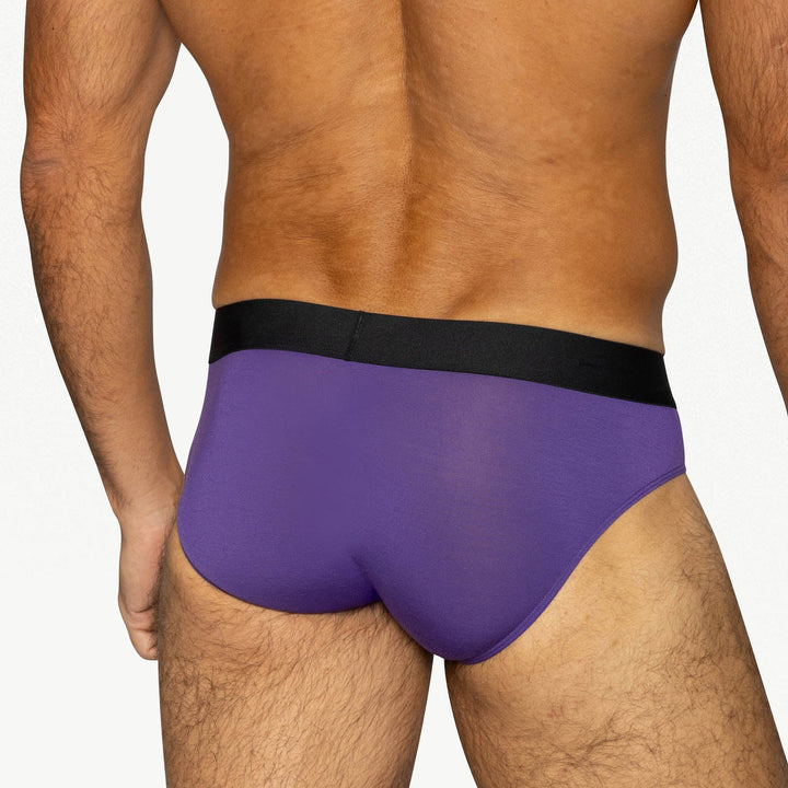 BIKE Athletic Active Brief – Ultra-Soft Modal Performance Men’s Briefs in Purple