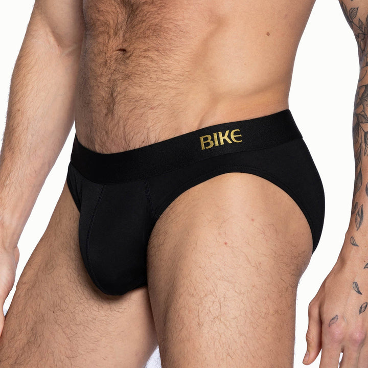 BIKE Athletic Active Brief – Men's Ultra-Soft Modal Performance Underwear in Black