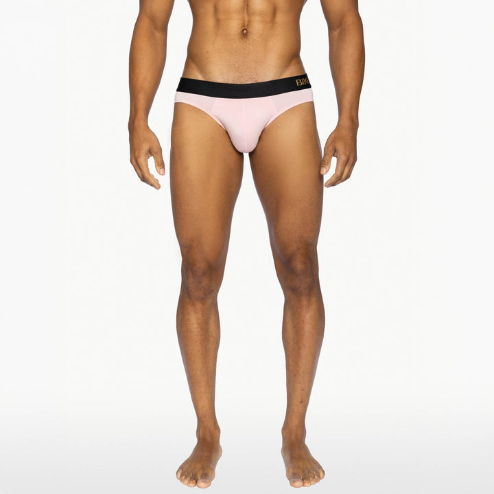 BIKE Athletic Active Brief – Men’s Luxuriously Soft Modal Performance Underwear in Pastel Pink