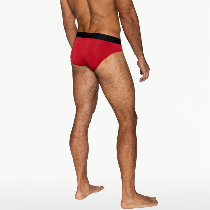 BIKE Athletic Active Brief – High-Performance Men’s Modal Briefs in Red