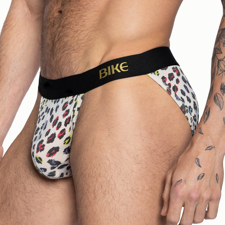 BIKE Athletic Active Jock Brief – Men’s Ultra-Soft Modal Performance Underwear in Bold Animal Print