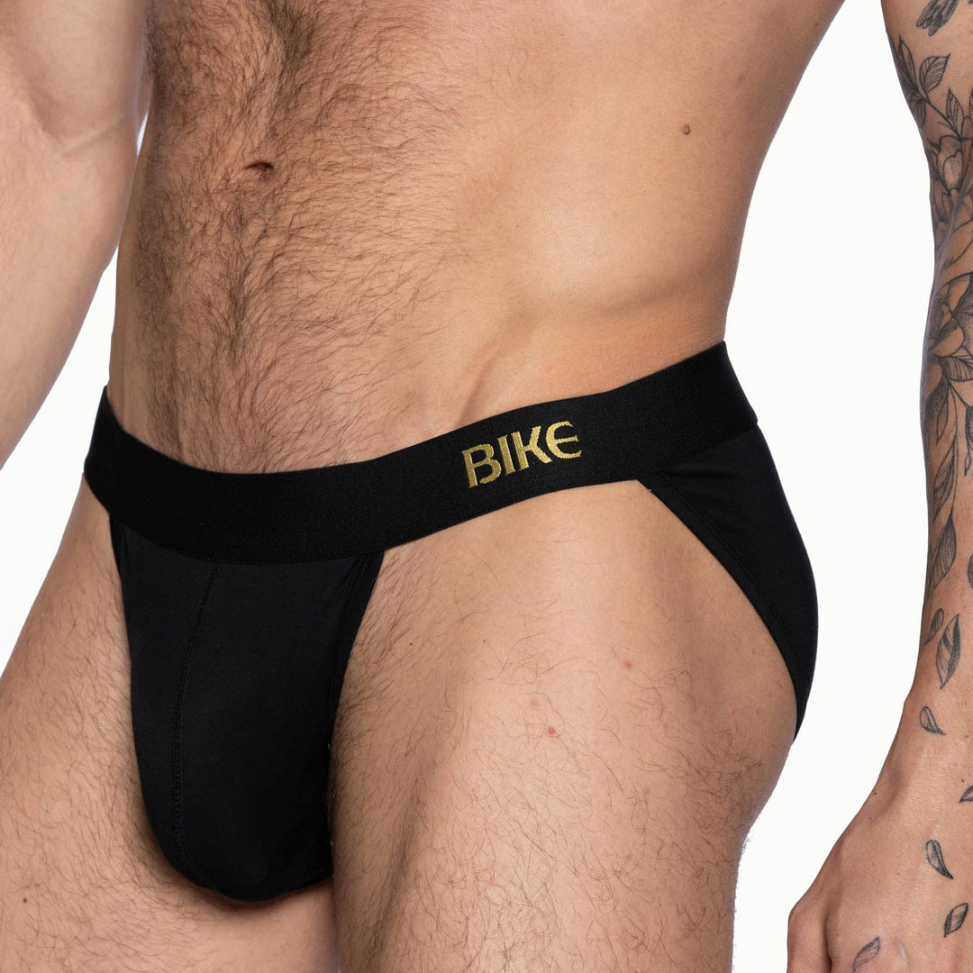 BIKE Athletic Active Jock Brief – Redesigned Men’s Modal Support Underwear in Sleek Black