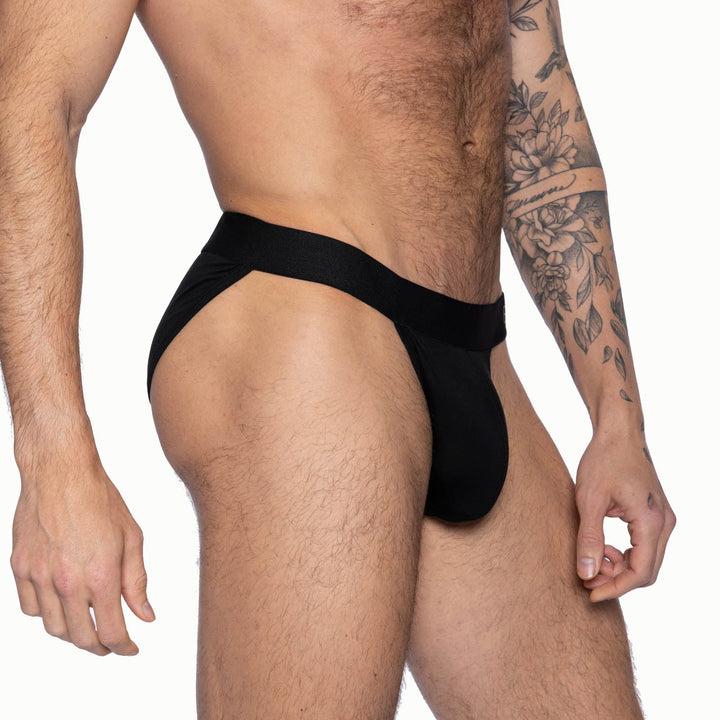 BIKE Athletic Active Jock Brief – Redesigned Men’s Modal Support Underwear in Sleek Black