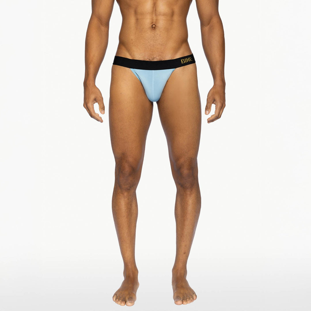 BIKE Athletic Active Jock Brief – Men’s Ultra-Soft Modal Support Underwear (Light Blue)
