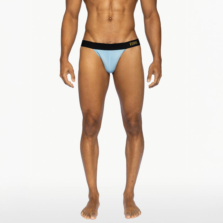 BIKE Athletic Active Jock Brief – Men’s Ultra-Soft Modal Support Underwear (Light Blue)