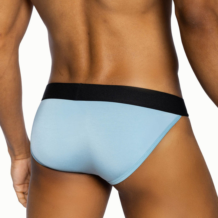 BIKE Athletic Active Jock Brief – Men’s Ultra-Soft Modal Support Underwear (Light Blue)
