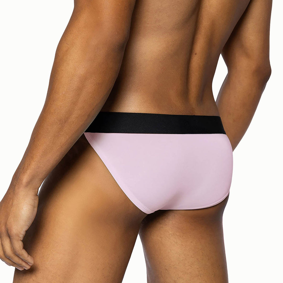 BIKE Athletic Active Jock Brief – Men’s Pastel Pink Modal Performance Underwear with Contoured Pouch