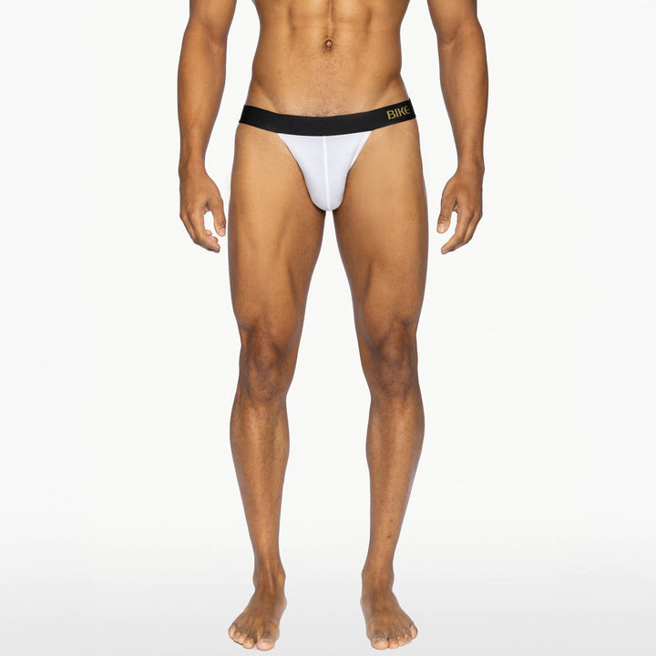 BIKE Athletic Active Jock Brief – White Modal Performance Underwear for Men
