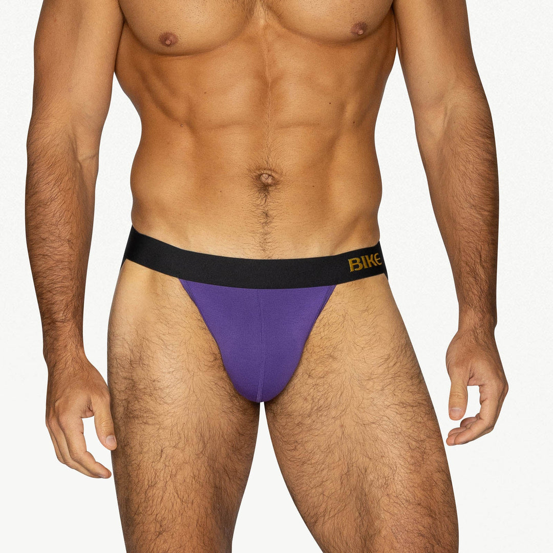 BIKE Athletic Active Jockstrap – Men’s Soft Modal Performance Jock in Purple
