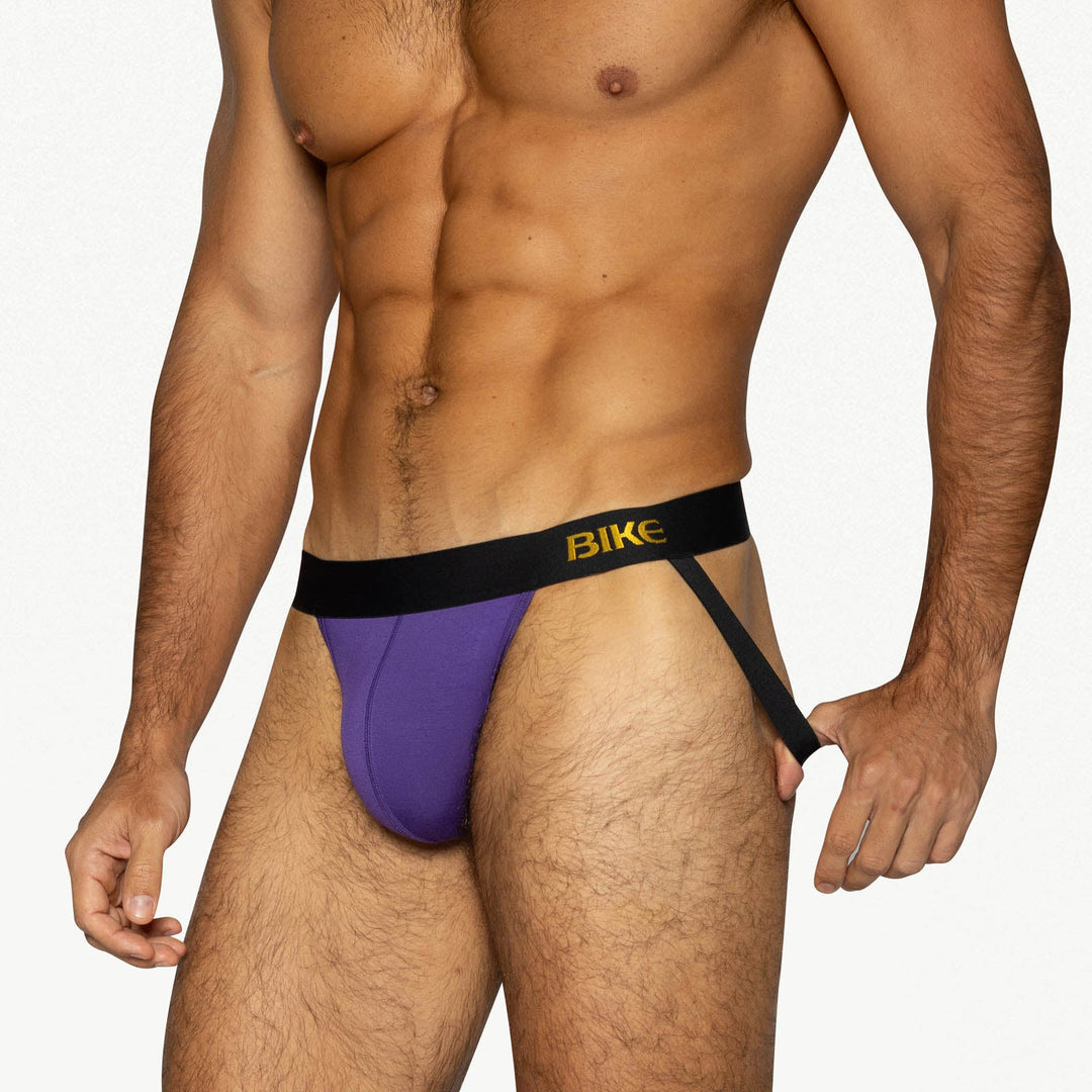 BIKE Athletic Active Jockstrap – Men’s Soft Modal Performance Jock in Purple
