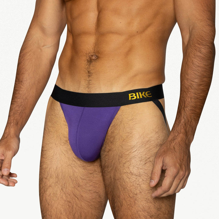 BIKE Athletic Active Jockstrap – Men’s Soft Modal Performance Jock in Purple