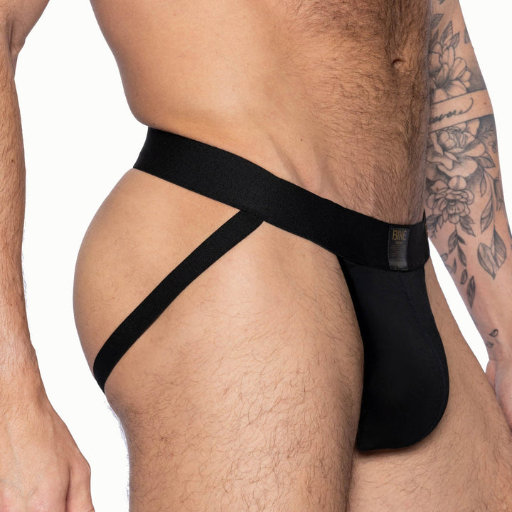 BIKE Athletic Active Jockstrap – Men’s Super Soft Modal Performance Supporter in Classic Black