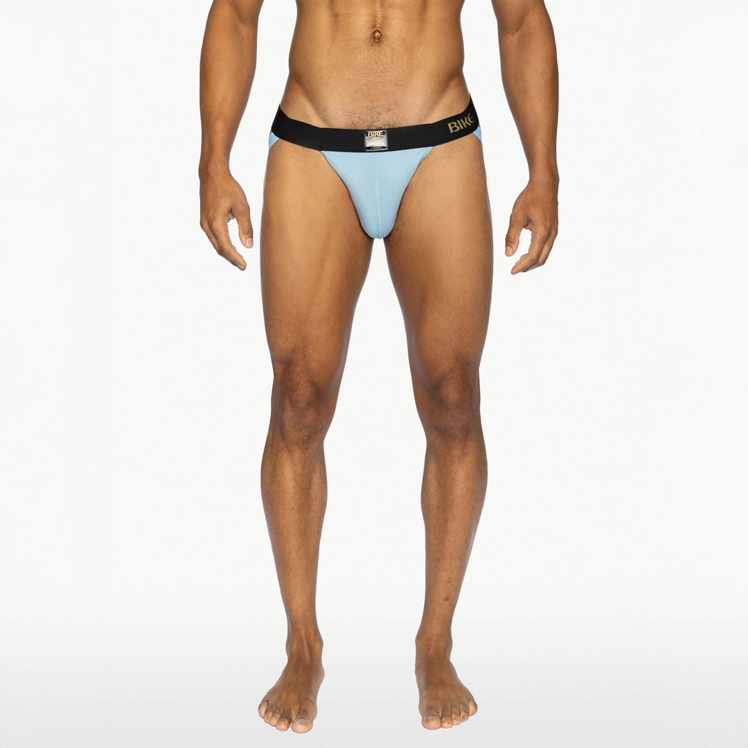BIKE Athletic Active Jockstrap – Men’s Light Blue Modal Performance Jockstrap with 1.5" Comfort Waistband