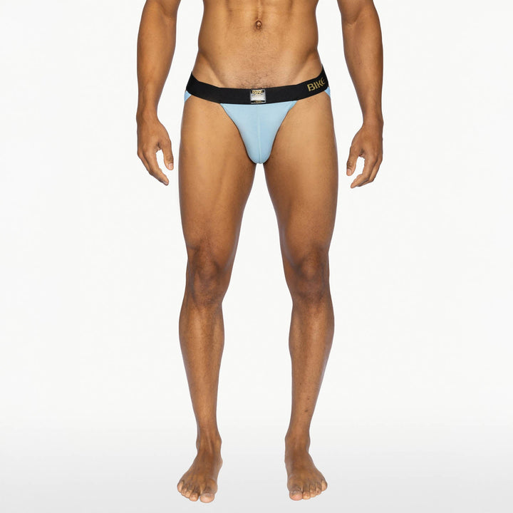 BIKE Athletic Active Jockstrap – Men’s Light Blue Modal Performance Jockstrap with 1.5" Comfort Waistband