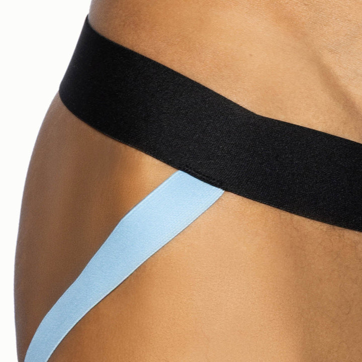 BIKE Athletic Active Jockstrap – Men’s Light Blue Modal Performance Jockstrap with 1.5" Comfort Waistband
