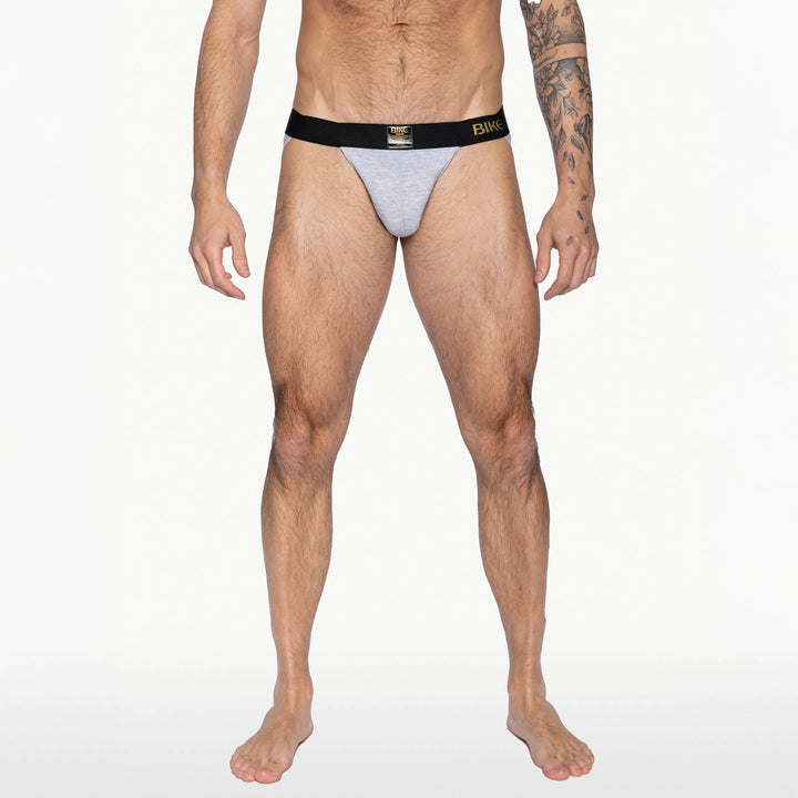 BIKE Athletic Active Jockstrap – Ultra-Soft Modal Performance Jock in Light Gray