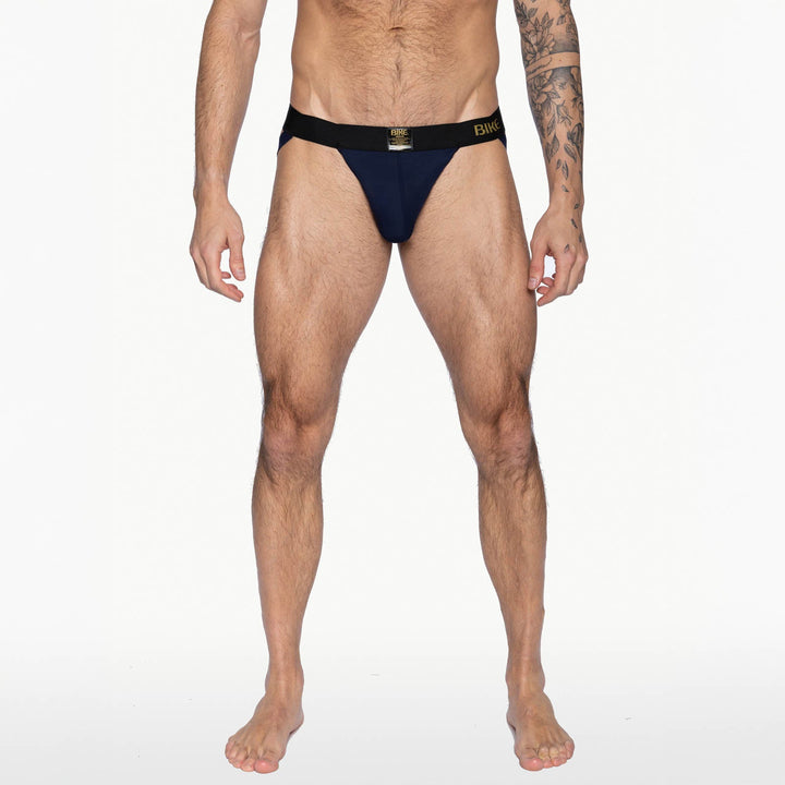 BIKE Athletic Active Jockstrap – Men’s Navy Blue Moisture-Wicking Modal Support Jock