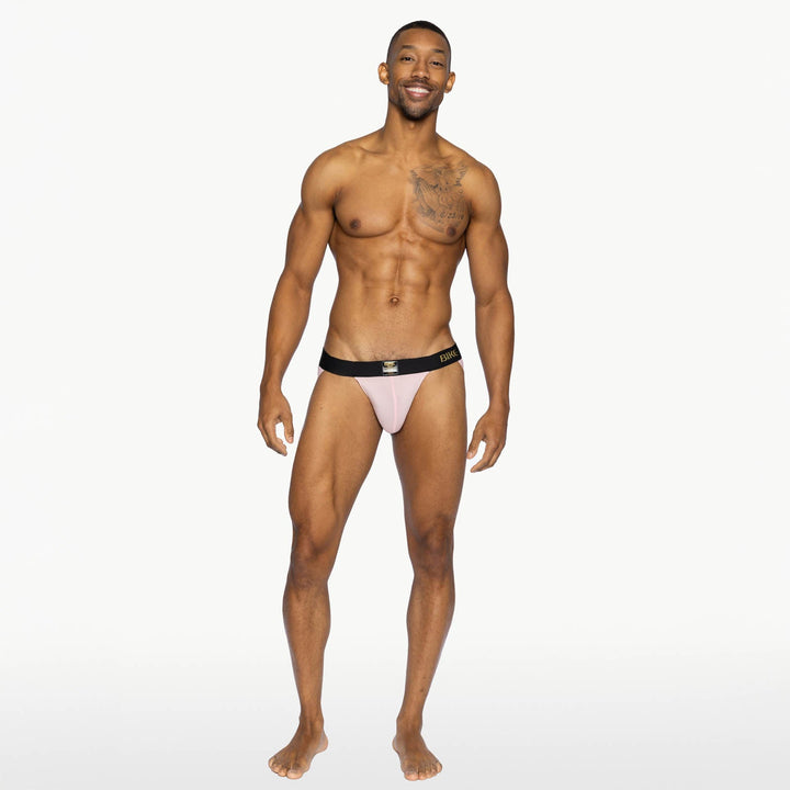 BIKE Athletic Active Jockstrap – Men’s Breathable, Quick-Dry Performance Support in Pastel Pink