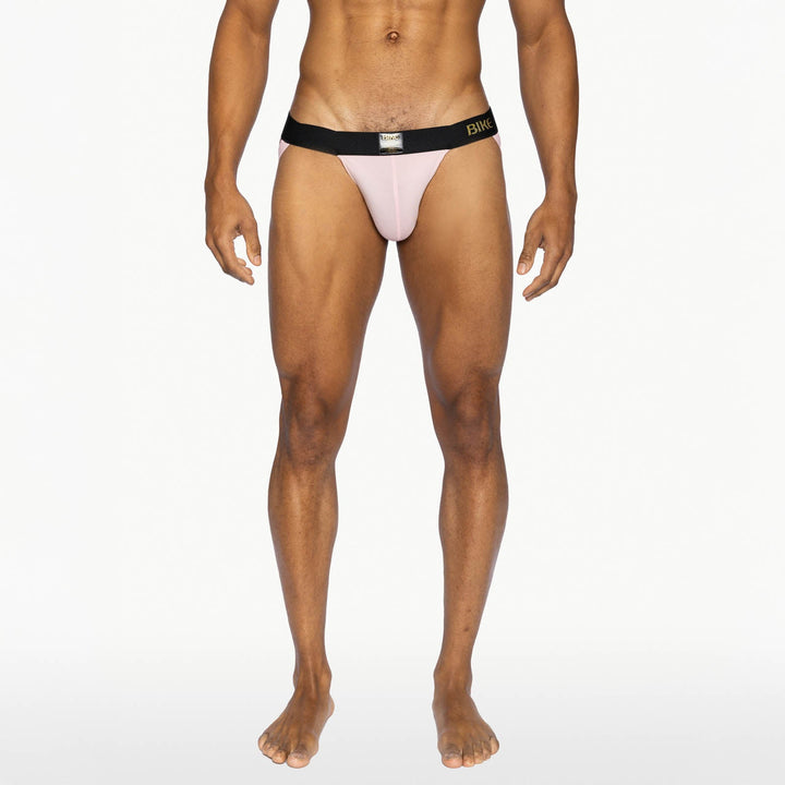BIKE Athletic Active Jockstrap – Men’s Breathable, Quick-Dry Performance Support in Pastel Pink