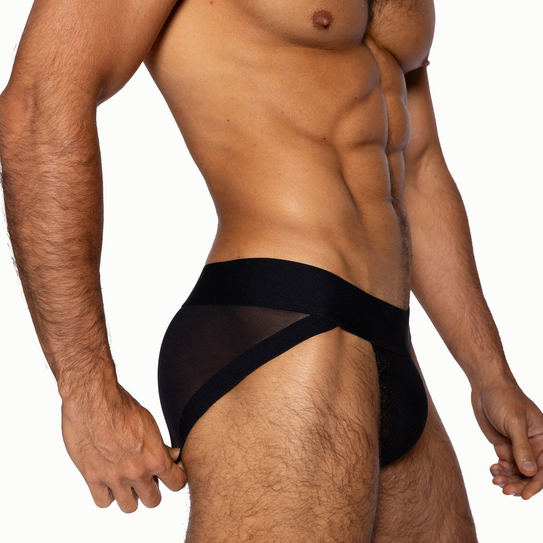 BIKE Athletic Power Mesh Brief – Men’s Breathable, Sculpted Fit Underwear with Natural Backside Lift