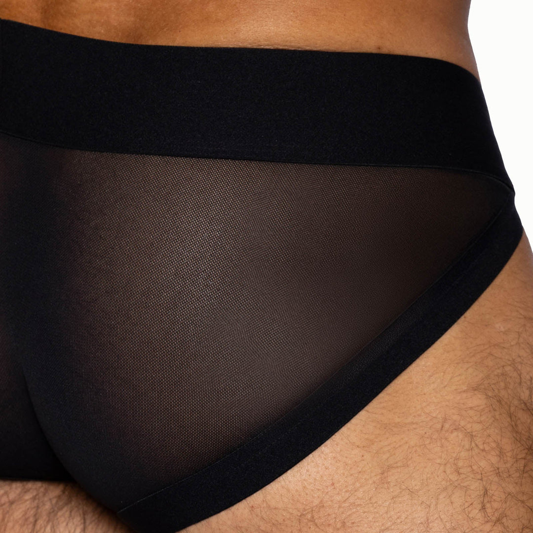 BIKE Athletic Power Mesh Brief – Men’s Breathable, Sculpted Fit Underwear with Natural Backside Lift