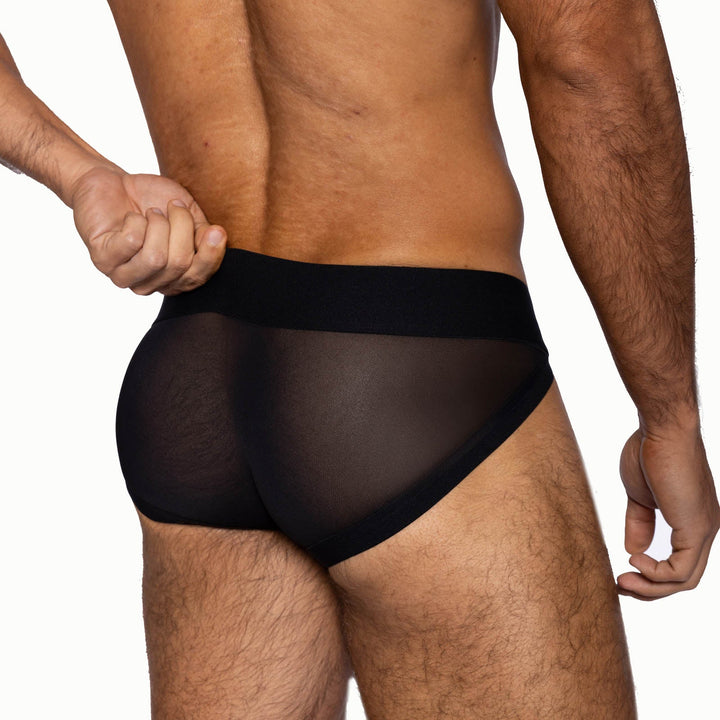 BIKE Athletic Power Mesh Brief – Men’s Breathable, Sculpted Fit Underwear with Natural Backside Lift