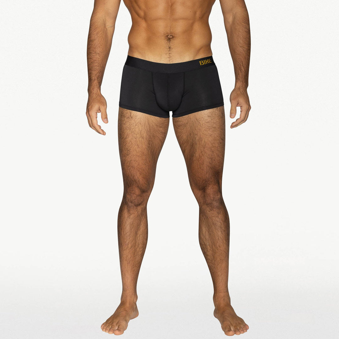 BIKE® Athletic Active Trunk – Men’s Ultra-Soft Modal Performance Underwear (Black)