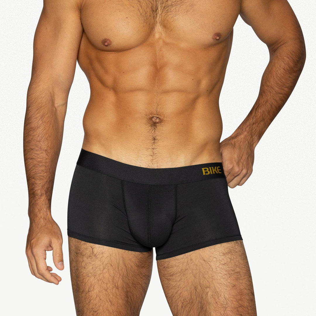 BIKE® Athletic Active Trunk – Men’s Ultra-Soft Modal Performance Underwear (Black)