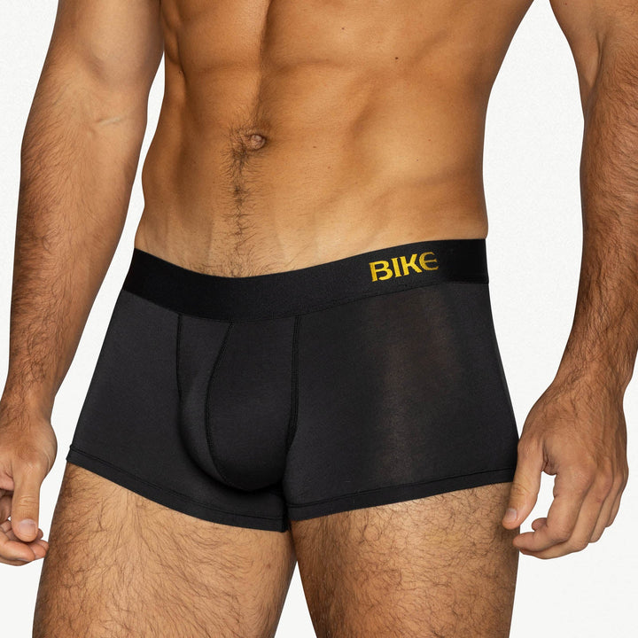 BIKE® Athletic Active Trunk – Men’s Ultra-Soft Modal Performance Underwear (Black)