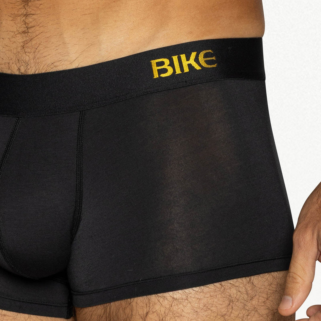 BIKE® Athletic Active Trunk – Men’s Ultra-Soft Modal Performance Underwear (Black)