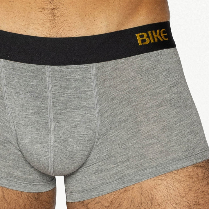 BIKE® Athletic Active Trunk – Men’s Premium Modal Performance Underwear (Gray)