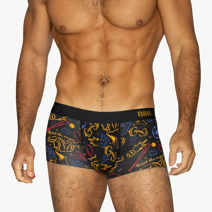BIKE® Athletic Active Trunk – Men’s Ultra-Soft Modal Underwear in Exclusive Sports Print