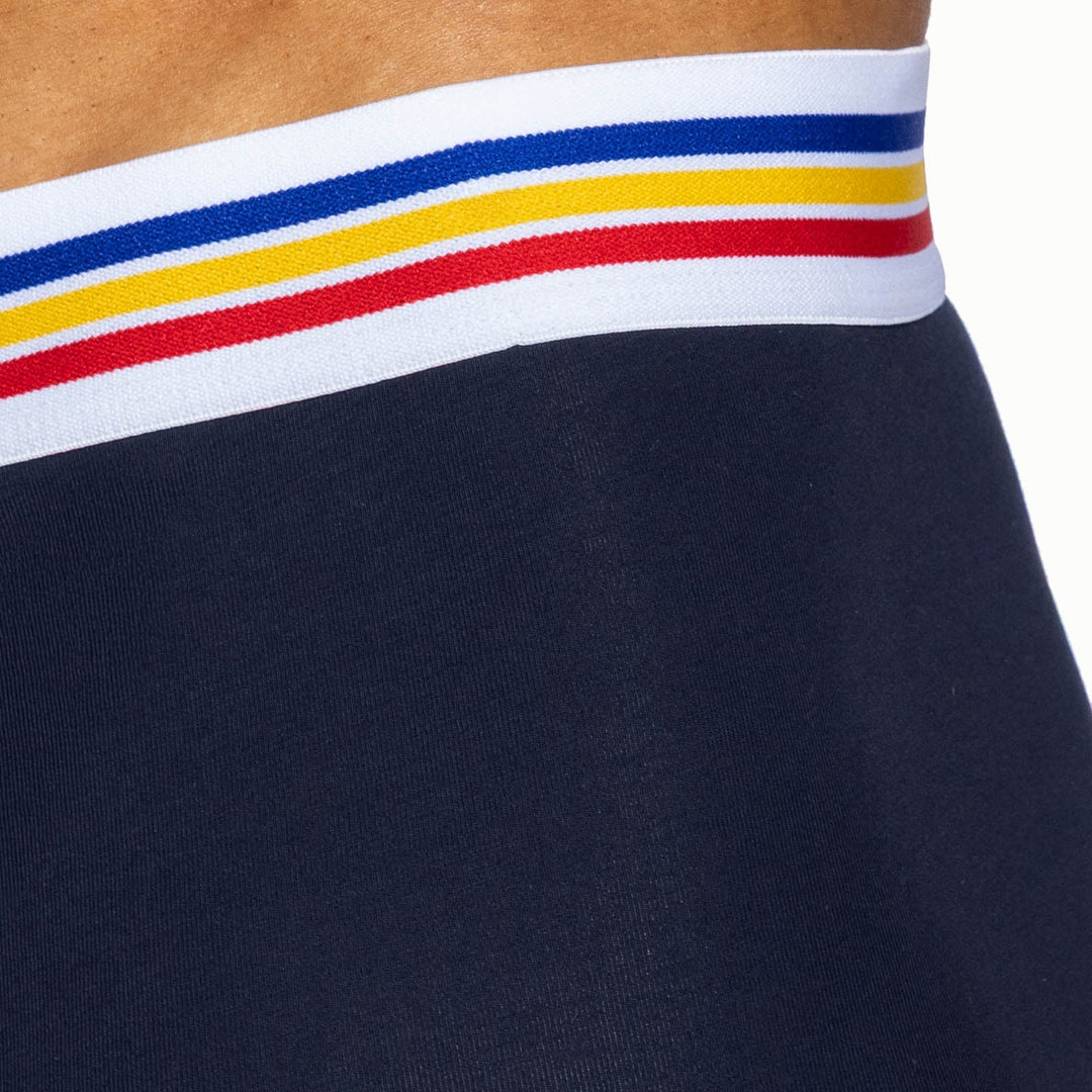 BIKE Athletic Stretch Cotton Trunk Underwear – Men’s Navy Blue 3" Inseam Mid-Rise Trunks