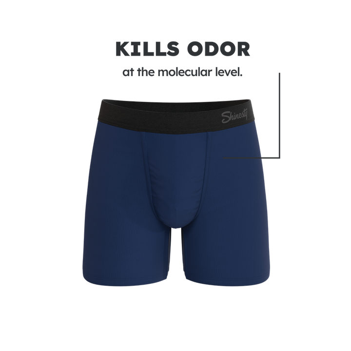 The Big Blue: Navy Fart Proof Ball Hammock® Pouch Underwear
