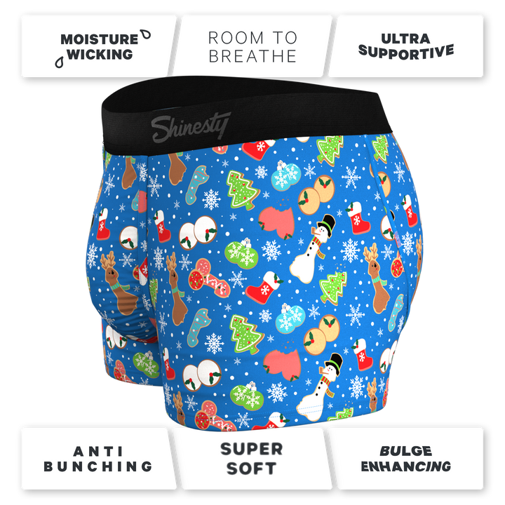 Shinesty "The Baked Goodies" Christmas Cookies Ball Hammock® Pouch Trunks