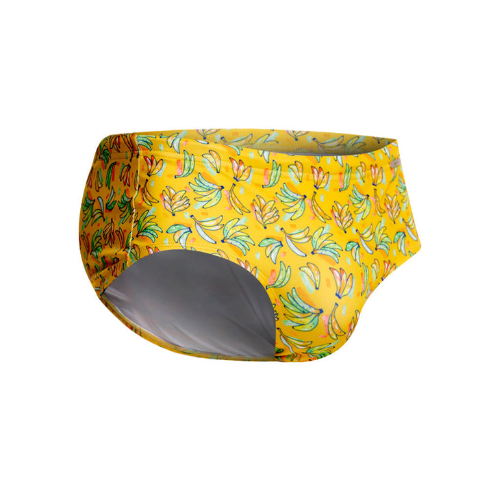 Mundo Unico Vainilla Men's Swim Shorts in Yellow – men's swimwear Handmade in Colombia