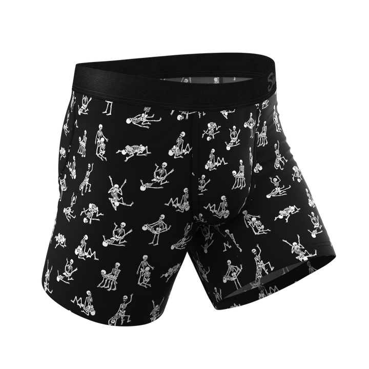 Bare Back Bones Glow in the Dark Skeleton Underwear | Ball Hammock® Pouch