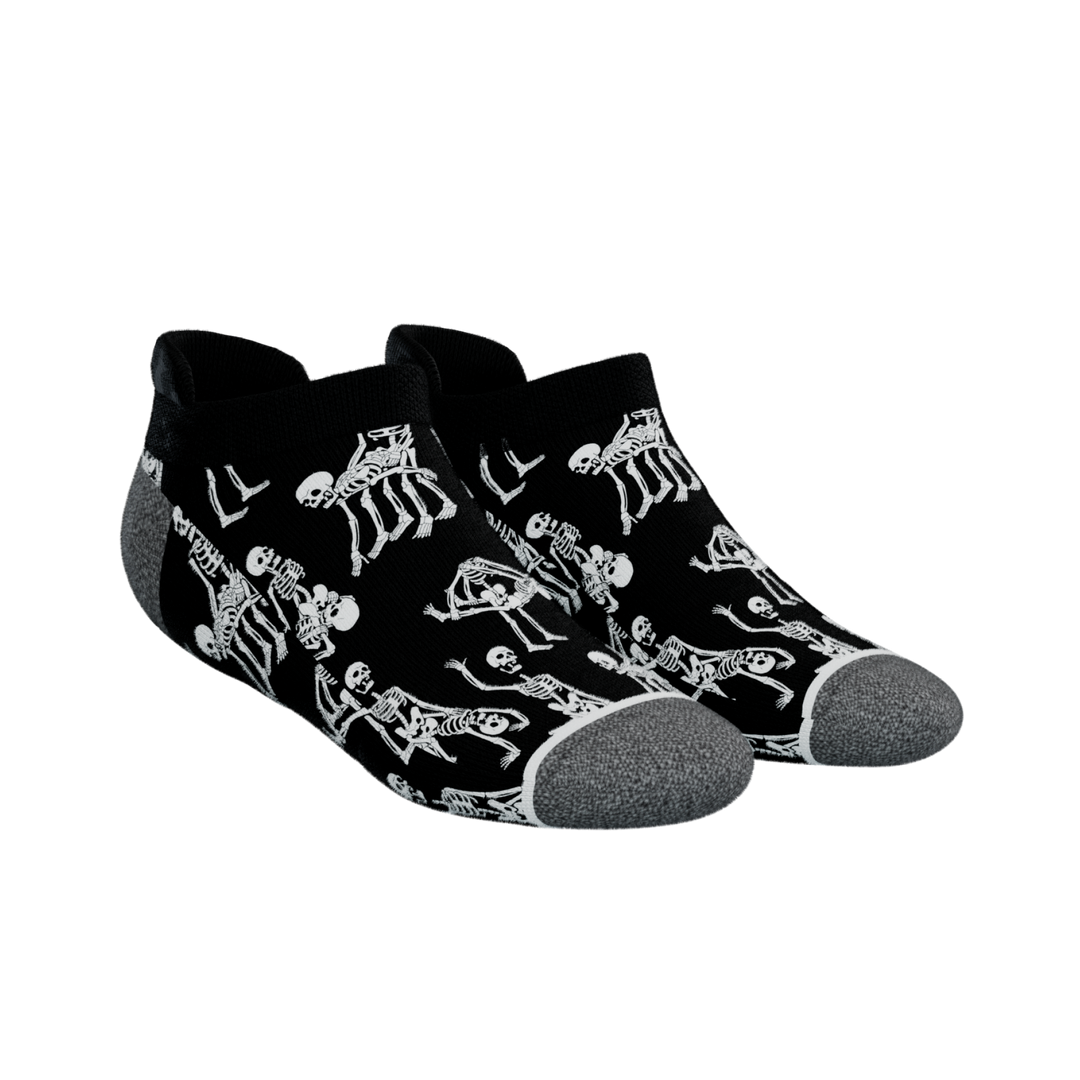 The Bare Back Bones | Skeletons Heel Hammock™ Ankle Socks