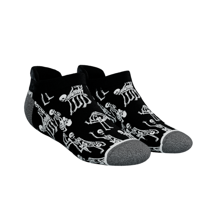 The Bare Back Bones | Skeletons Heel Hammock™ Ankle Socks