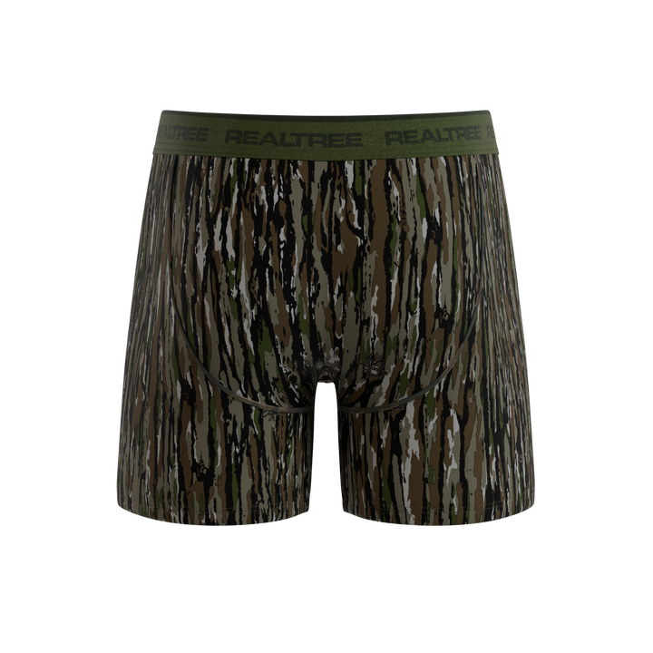 Shinesty x Realtree The Barking Up bark camouflage Ball Hammock underwear with fly – men's camo boxer brief
