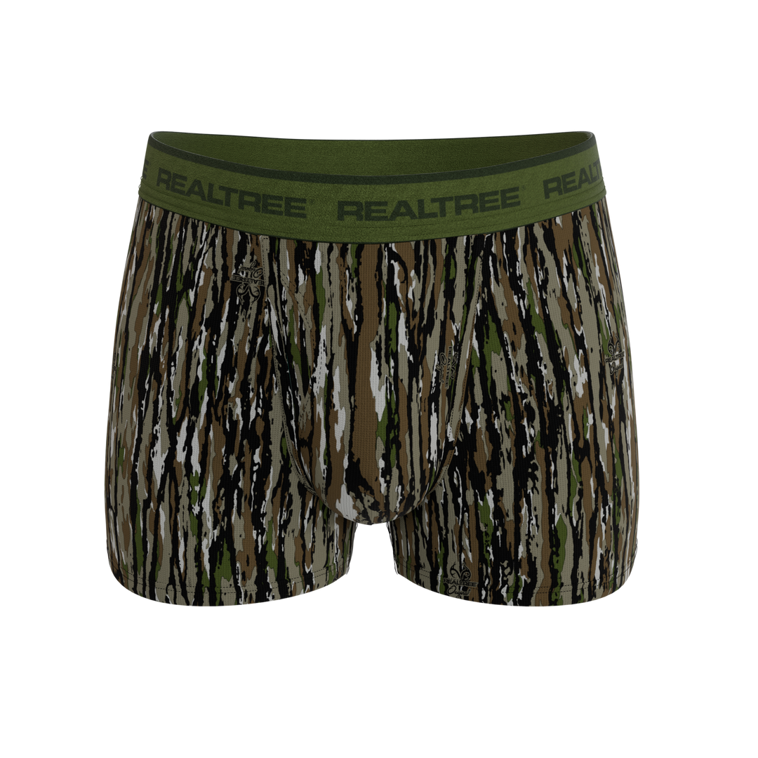 Shinesty x Realtree The Barking Up bark camouflage Ball Hammock pouch trunks – men's Realtree camo trunks