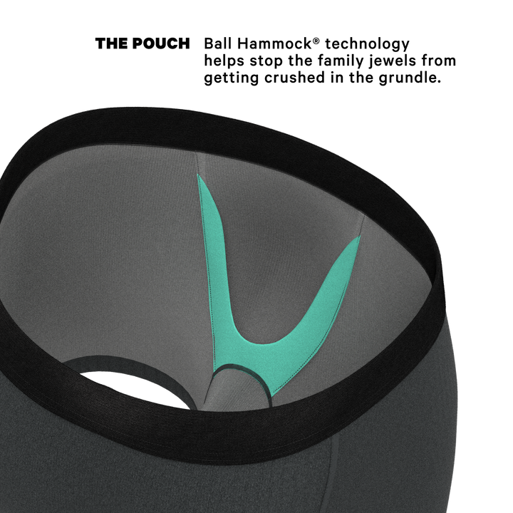 Shinesty "The Basalt" Heather Charcoal Ball Hammock® Pouch Underwear