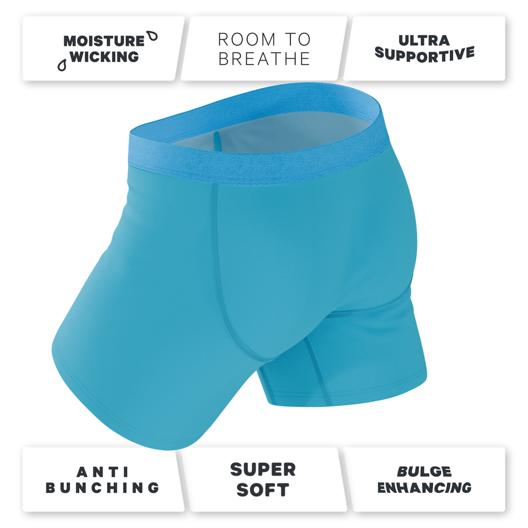 Shinesty The Beach Please palm tree Ball Hammock boxer briefs – tropical novelty underwear