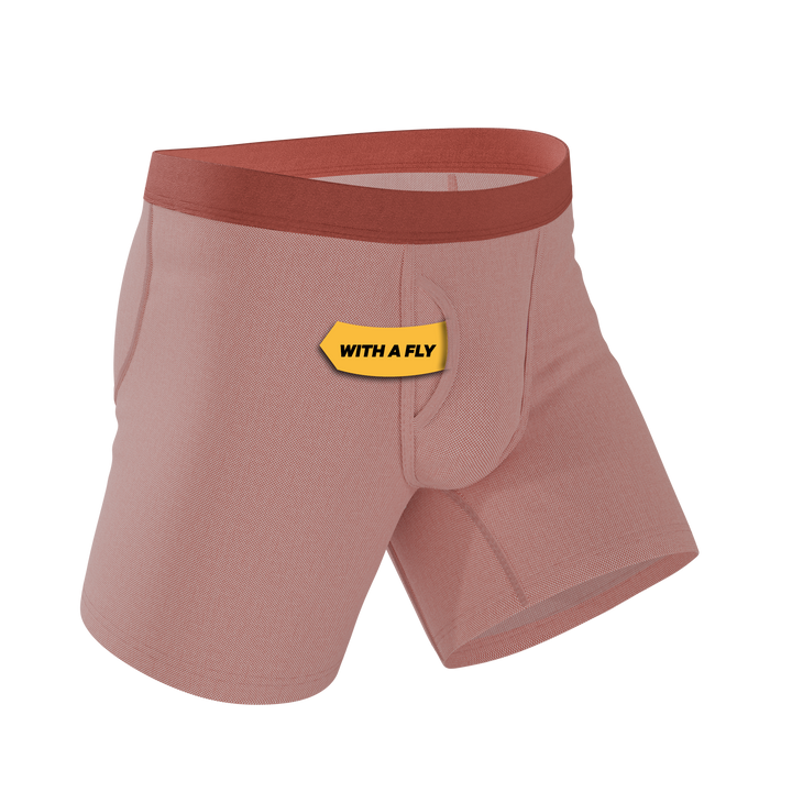 The Bell Pep | Red Chambray Ball Hammock® Pouch Underwear With Fly