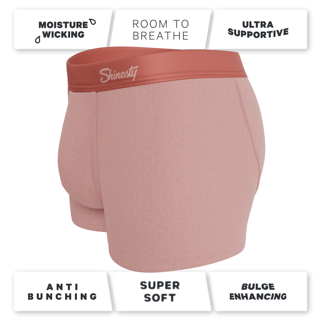 The Bell Pep Red Chambray Ball Hammock® Pouch Trunks Underwear by Shinesty